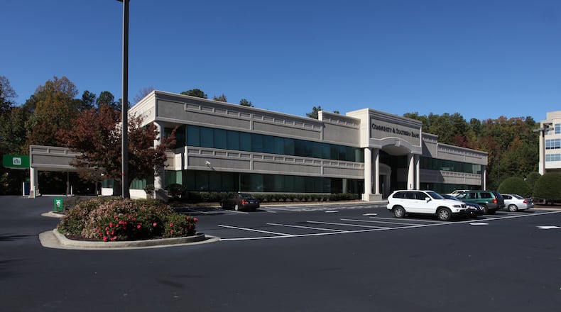 The city of Dunwoody plans to move its city hall to a building previously occupied by a bank at 4800 Ashford Dunwoody Road.