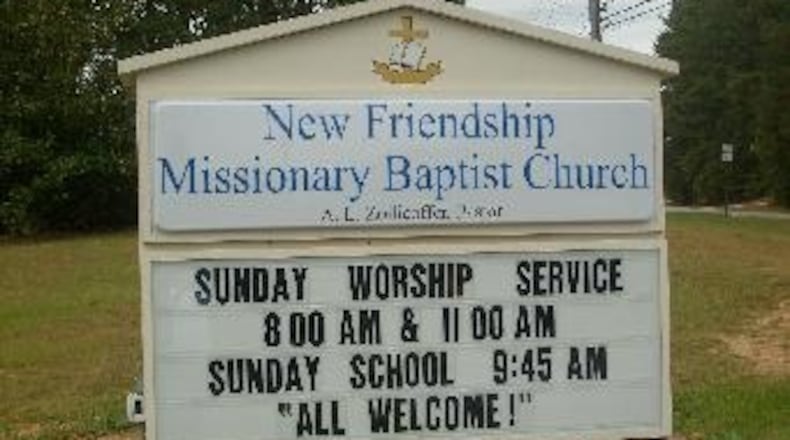 New Friendship Baptist Church has been placed on the Cobb County Register of Historic Places. Contributed