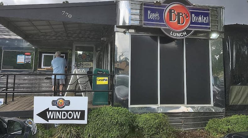 BB's Bagels has temporarily closed after a fire damaged the building Feb. 2, 2025. (Courtesy of BB's Bagels Facebook)