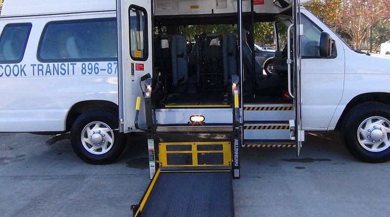 A diabetic with an amputated leg fell from a wheelchair in this van in 2012. SPECIAL