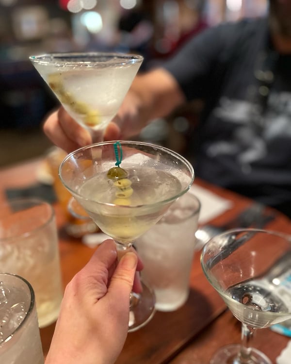 Martinis from the Colonnade on Cheshire Bridge Road. (Angela Hansberger for the AJC)