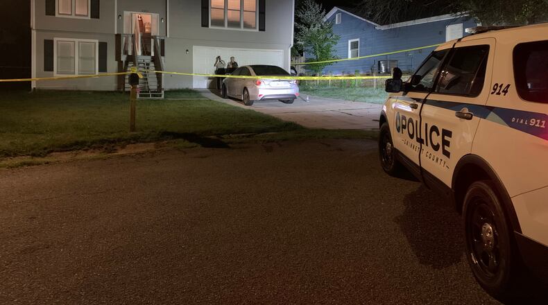 Three minors, including an infant, were in the home at the time of the incident.