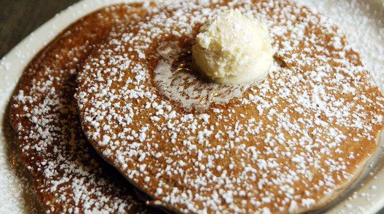 Short stack buckwheat pancakes at Radial in Candler Park. / AJC file photo
