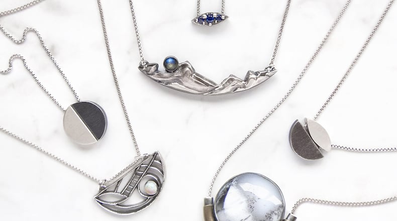 Jewelry artist Shira Brooks uses a variety of stones and metal finishes. (Contributed by ShiraBrooks.com)