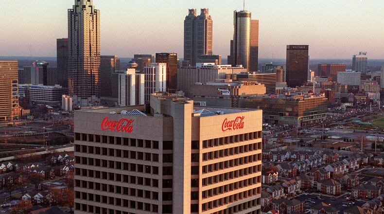 Coca-Cola is just one of the corporate giants that call Georgia’s Fifth Congressional District home. (David Tulis / AJC file)