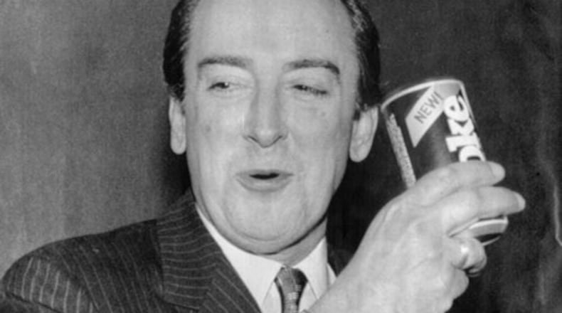 New Coke: Why mess with a good thing? Why mess with the Real Thing? How can a world-class company have marketing go so horribly awry? Former Coke CEO Roberto Goizueta seems to be swallowing a bitter pill in this photo marking the doomed product's 1985 release.