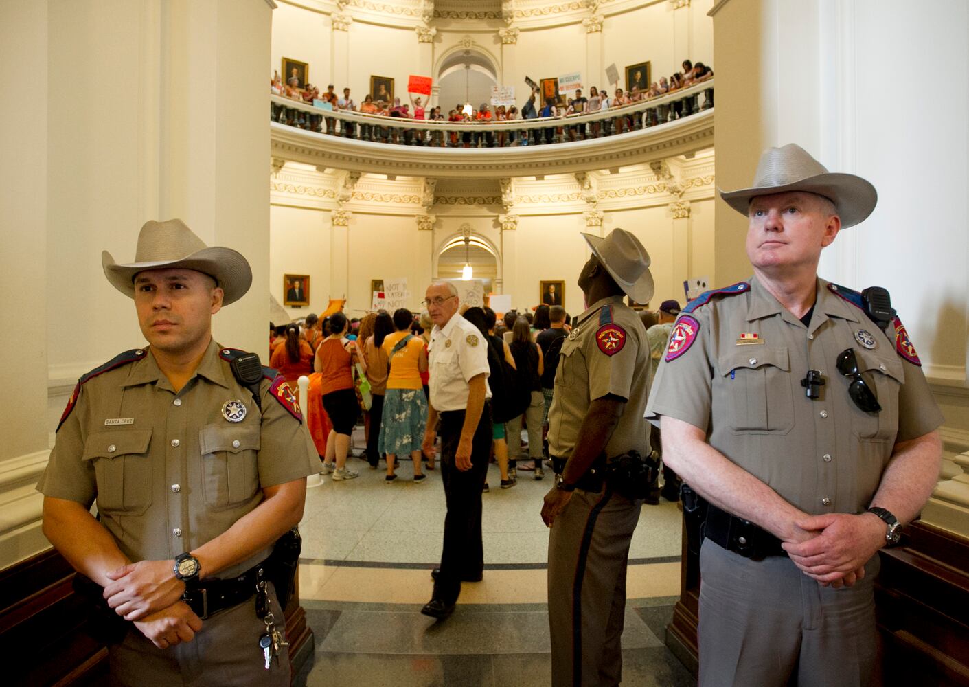 Abortion protests at Texas Capitol, 07.01.13