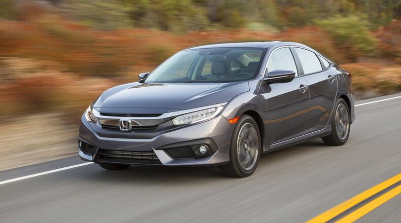 Prices of the 2016 Honda Civic Sedan start at $18,640, and rise to $26,500 for Touring models.