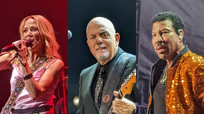 A trio of big pop acts graced Mercedes-Benz Stadium for ATLive November 11, 2022: Sheryl Crow, Billy Joel and Lionel Richie. CONTRIBUTED
