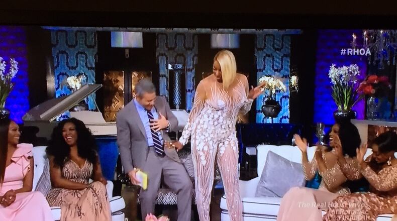 NeNe Leakes arrives! Boop! CREDIT: Bravo