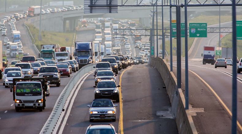 I-85 southbound near Pleasant Hill Road in Gwinnett County, Ga., on July 29, 2015. BRANDEN CAMP/SPECIAL