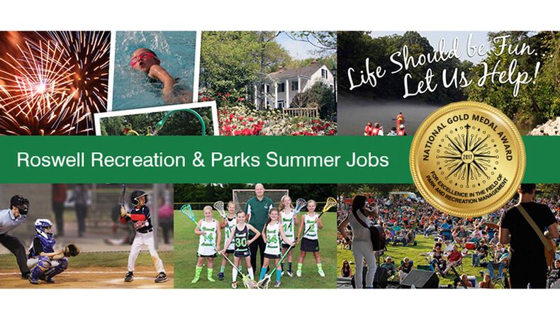 Roswell is looking for summer camp counselors, life guards and arts instructors, among others, for its Recreation, Parks, Historic & Cultural Affairs Department. CITY OF ROSWELL