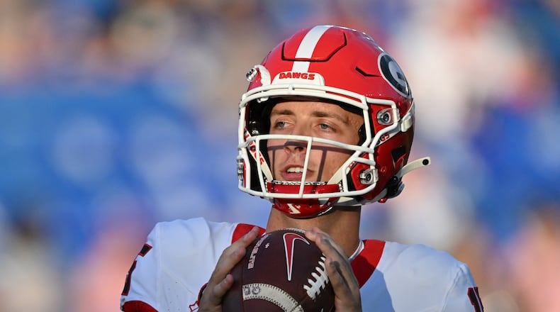 Georgia-Florida game offers nostalgia and opportunity for Jacksonville native Carson Beck