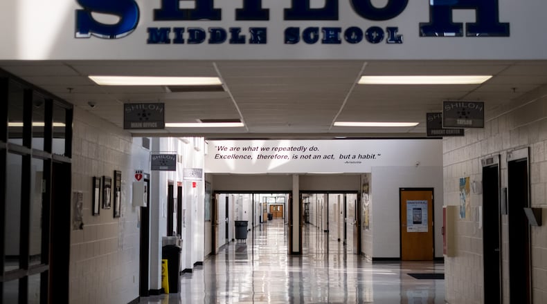 The empty halls of Shiloh Middle School in Snellville will have a bit more activity once teachers return May 18 to close out the year.