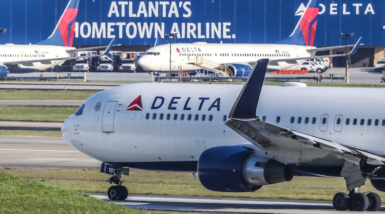April 27, 2021 Hartsfield-Jackson Airport: Delta Air Lines has turned a corner as it starts filling middle seats again May 1, 2021 and looks for a travel rebound this summer. Average airfares hit a 25-year low in 2020 as the number of travelers on U.S. airlines dropped dramatically because of the pandemic, according to a federal report. Hartsfield-Jackson International Airport also had ranking changes in 2020. Guangzhou Bai Yun International Airport unseated the Atlanta airport for the first time in more than two decades, according to Airports Council International's preliminary world airport traffic rankings. Seven of the 10 busiest airports in the world in the pandemic year of 2020 were in China. However, Hartsfield-Jackson was the busiest  airport measured by flight counts in 2020, taking that title back from Chicago O'Hare. (John Spink / John.Spink@ajc.com)