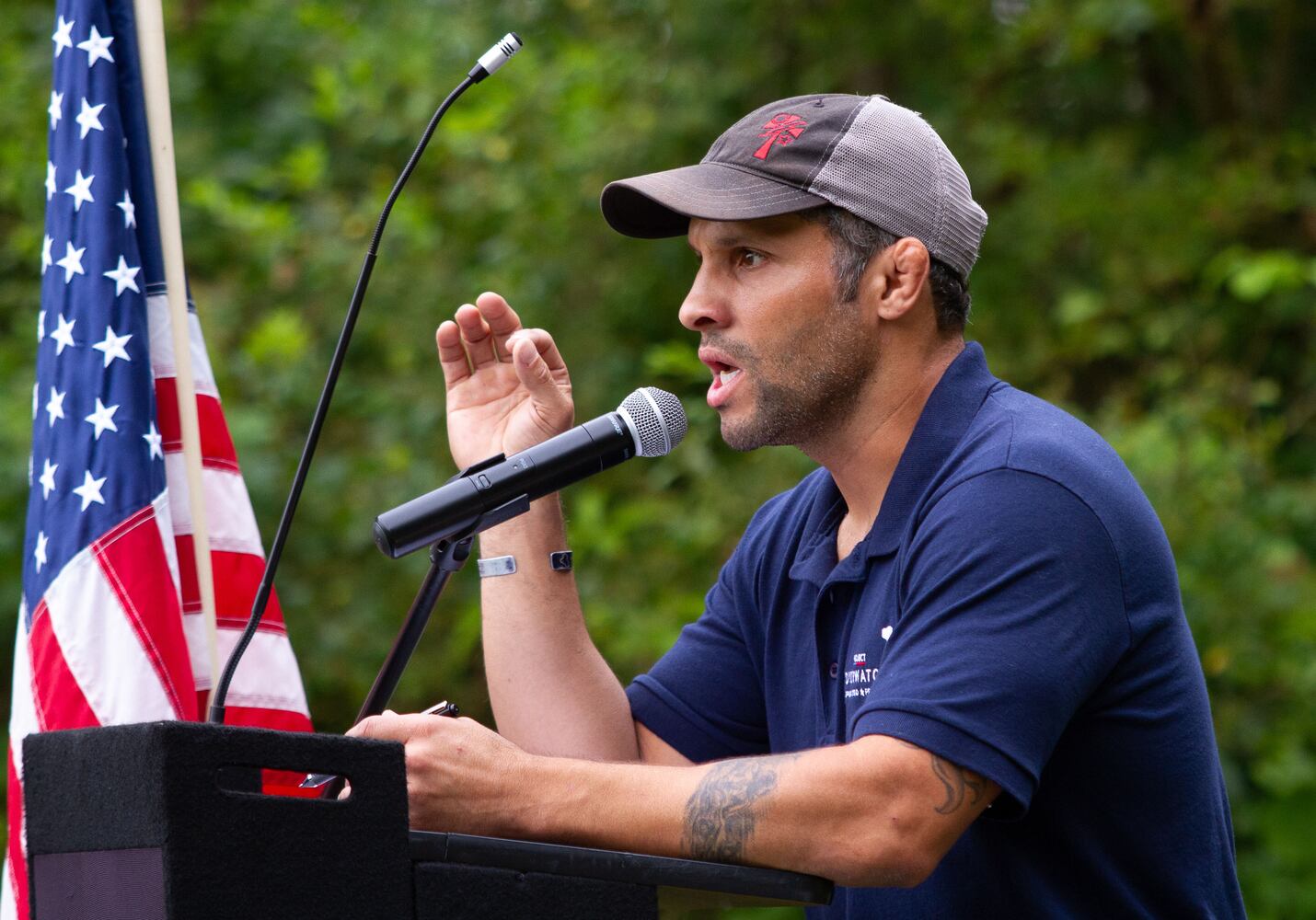 PHOTOS: Rally held for law enforcement and first responders in Cobb