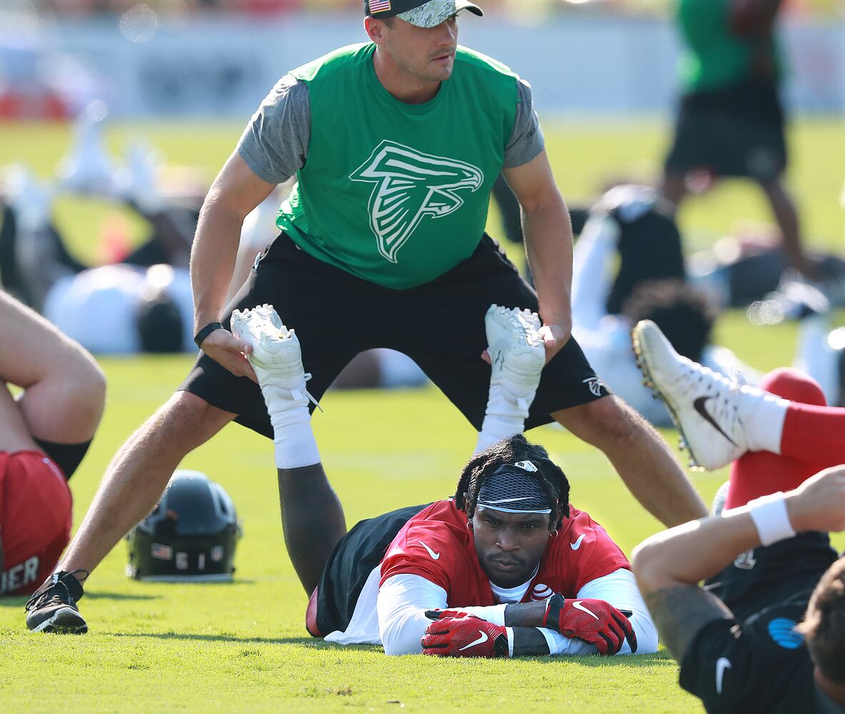 Julio Jones present as Falcons open training camp