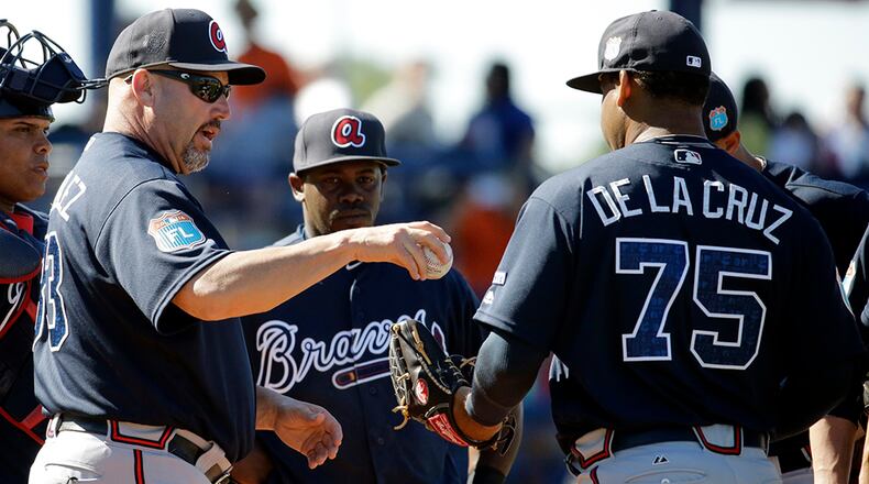 Expectations for Braves manager Fredi Gonzalez's squad are low based on last year's results.