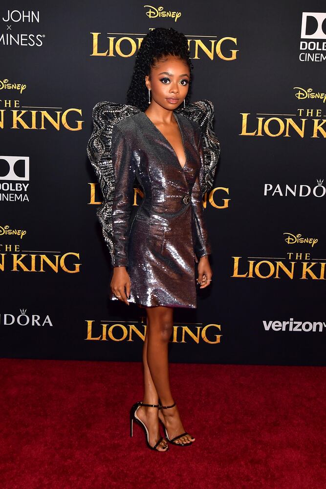 Photos: Beyoncé, Blue Ivy, other stars stun on 'Lion King' red carpet