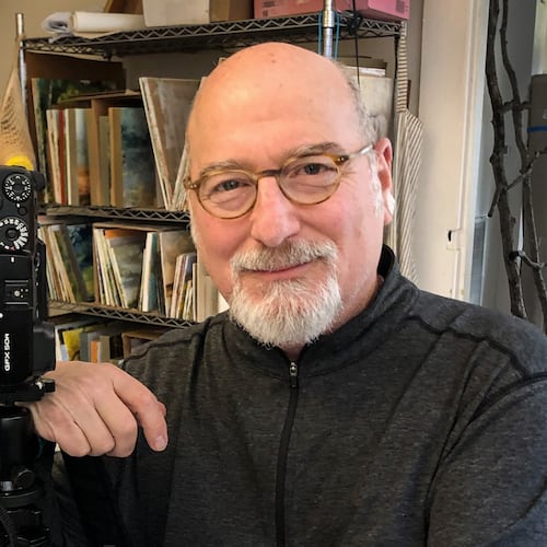 Atlanta photographer Jerry Siegel recently had 13 portraits of nine artists added to the Smithsonian National Portrait Gallery's permanent collection. “He brings out the humanity in all of his subjects," says photographer-curator Mark Sloan, who secretly approached the Washington, D.C., institution in 2024 about adding the prints. (Courtesy of Linda Fantuzzo)