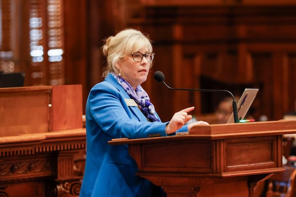 State Rep. Shea Roberts, D-Sandy Springs. 
(Miguel Martinez/ AJC)