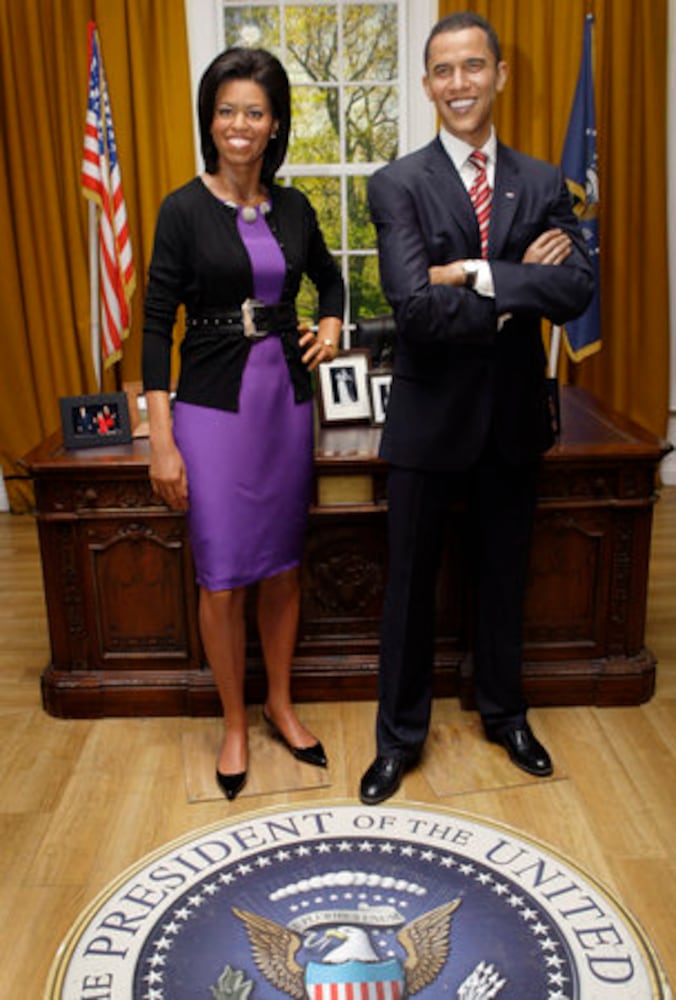 Michelle Obama in wax at Madame Tussauds