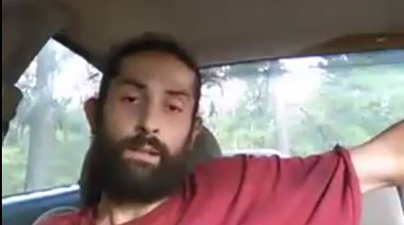 After participating in the Unite the Right demonstration in Charlottesville, Va., Michael Ramos recorded an hour-long, rambling account of the march on Facebook live.