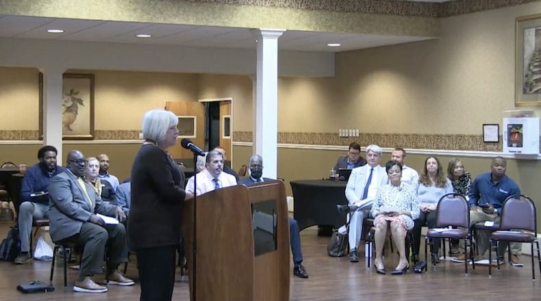 The next Powder Springs Town Hall will be 7-9 p.m. April 20 at the Ford Center, 4181 Atlanta St., Powder Springs. (Courtesy of Powder Springs)