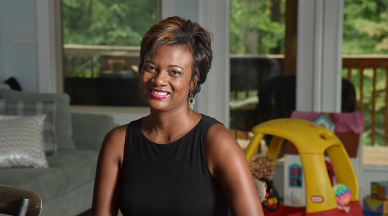 Christina Simmons of Marietta was one of the lucky ones: During her pregnancy she developed a variant of pre-eclampsia called HELLP syndrome. The conditions can be fatal to new mothers if unnoticed or poorly treated. Her medical team saw what was going on and quickly told her she’d have to ride out her pregnancy in the hospital. But just one day later she developed HELLP, and one day after that she was in surgery getting a C-section. HYOSUB SHIN / HSHIN@AJC.COM