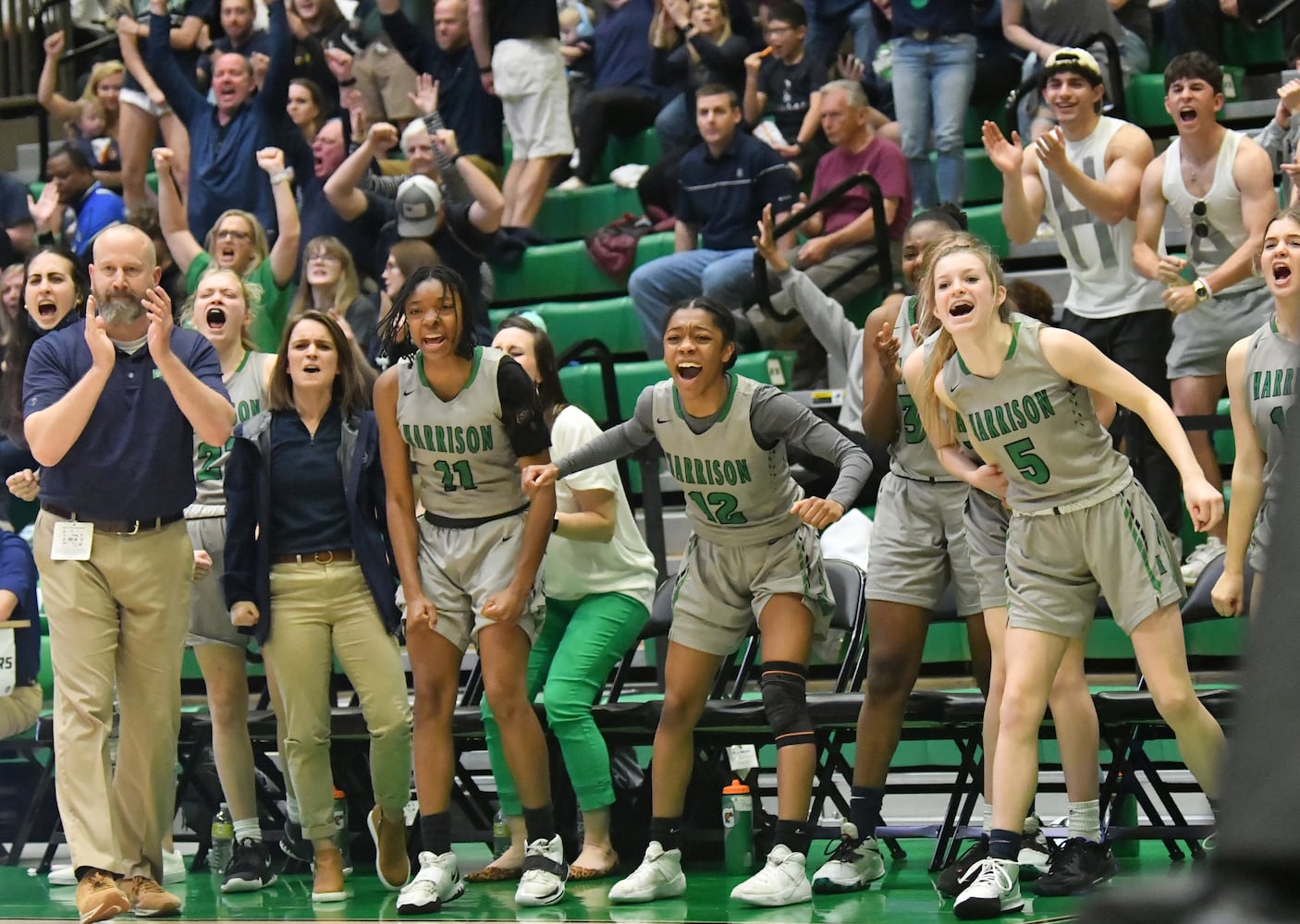 HS basketball playoffs: Archer vs. Harrison girls