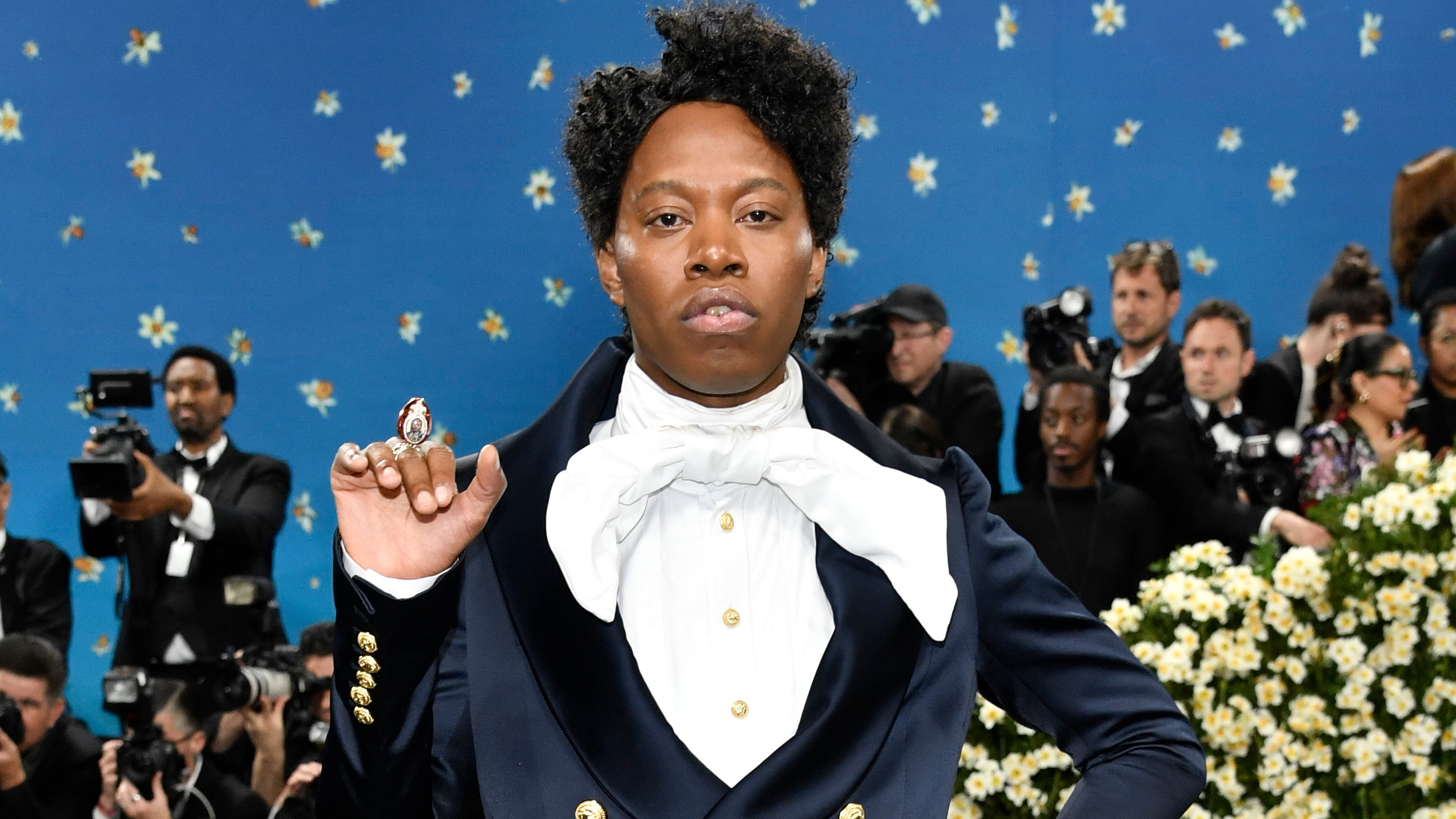 FILE - Jeremy O. Harris attends The Metropolitan Museum of Art's Costume Institute benefit gala celebrating the opening of the "Superfine: Tailoring Black Style" exhibition on Monday, May 5, 2025, in New York. (Photo by Evan Agostini/Invision/AP, File)