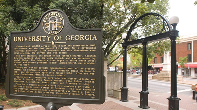 University of Georgia. (AJC file photo)