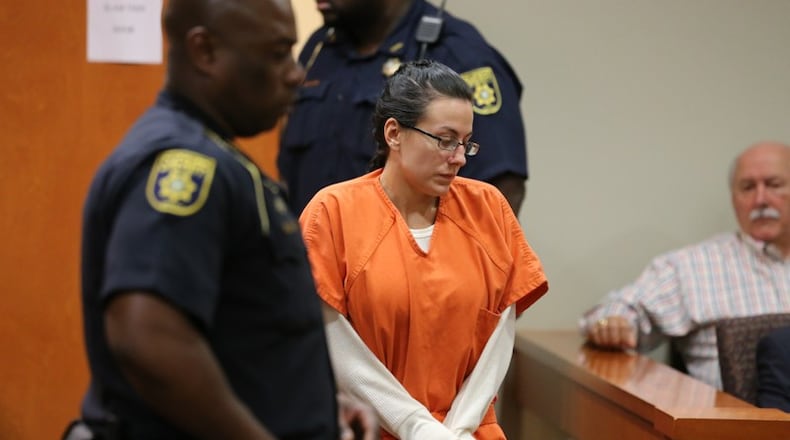 Victoria Rickman was denied bond by during a 2013 hearing in DeKalb County Superior Court in Decatur. (John Spink / AJC)