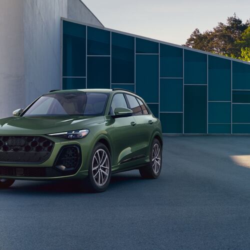 This photo provided by Audi shows the 2026 Q5. The Q5 is a luxury SUV that's roomy and loaded with Audi's latest technology features. (Courtesy of Audi AG via AP)