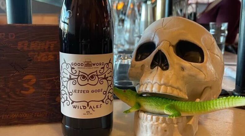 Taste Good Word Lessor Gods saison at the Les Bon Invitational on Saturday in Duluth. /
Photo courtesy of Good Word Brewing