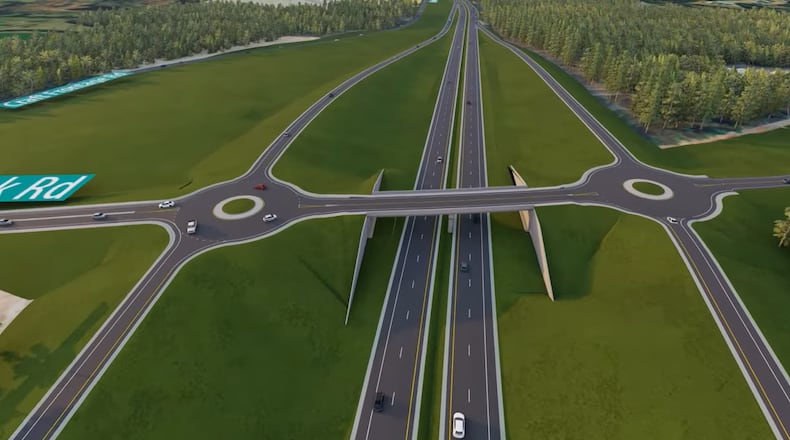 The Georgia Department of Transportation is seeking public comment on proposed design changes on the Ga. 316 at Ga. 211/Bethlehem Road and Ga. 316 at Barber Creek Road projects. COURTESY GEORGIA DOT