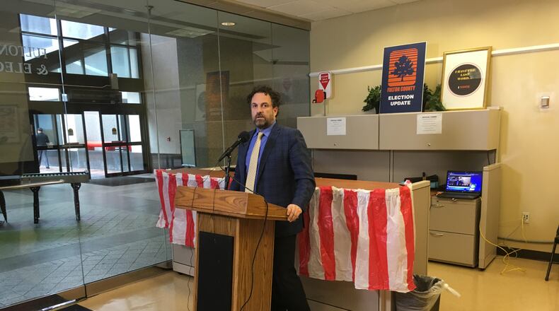 Fulton County Elections Director Rick Barron during an Elections Day campain.