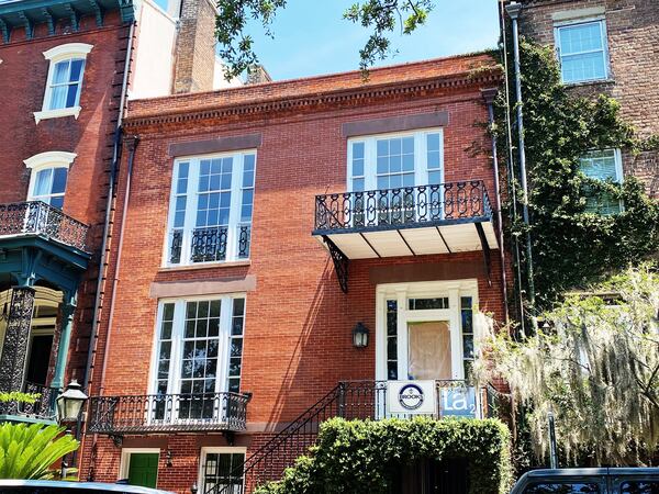 The Aiken home is located on E. Oglethorpe Avenue.