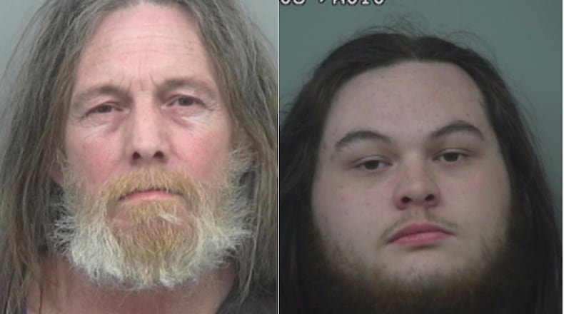 Terry Sorrells (left) and Christian Sorrells (right) have been charged with neglect of a disabled or elderly person.