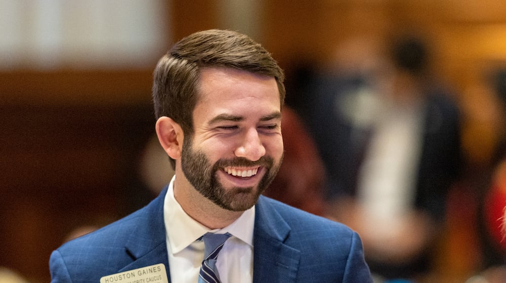 Georgia state Rep. Houston Gaines, R-Athens, hopes to win a seat in Congress. (Arvin Temkar/AJC)