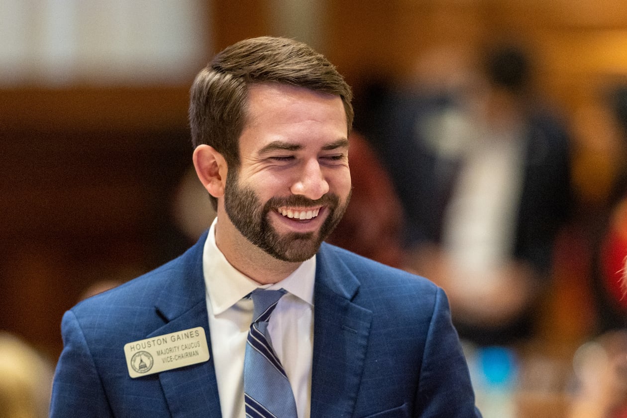 Georgia state Rep. Houston Gaines, R-Athens, hopes to win a seat in Congress. (Arvin Temkar/AJC)