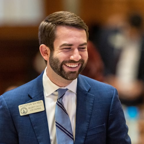 Georgia state Rep. Houston Gaines, R-Athens, hopes to win a seat in Congress. (Arvin Temkar/AJC)