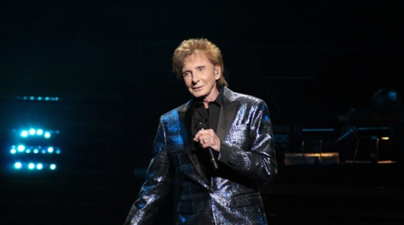Barry Manilow performed at the Fox Theatre on Thursday - his first time back at the venue since 2002. Photo: Melissa Ruggieri/AJC