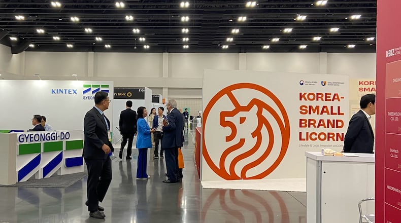 The World Korean Business Convention is one of the largest trade events for Korean business owners. This year's event was held in Duluth. (Savannah Sicurella/AJC)