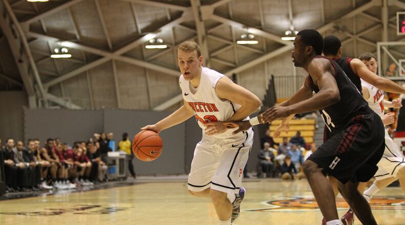 Princeton graduate transfer Hans Brase. (Photo by Beverly Schaefer)