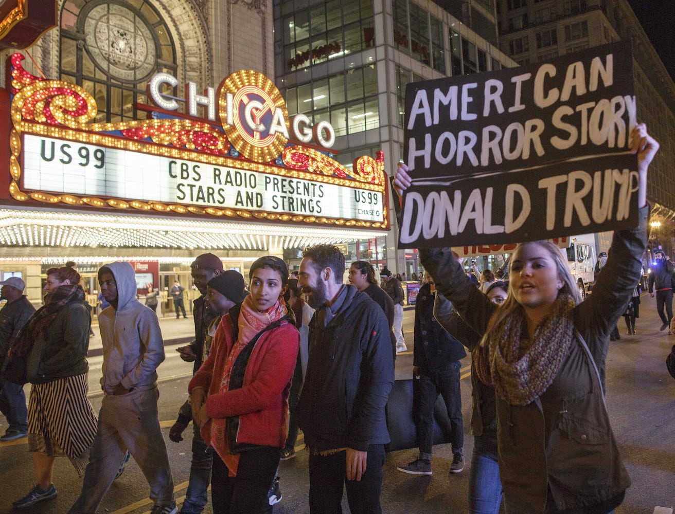 Anti-Trump protests erupt in U.S. cities, Nov. 9 2016