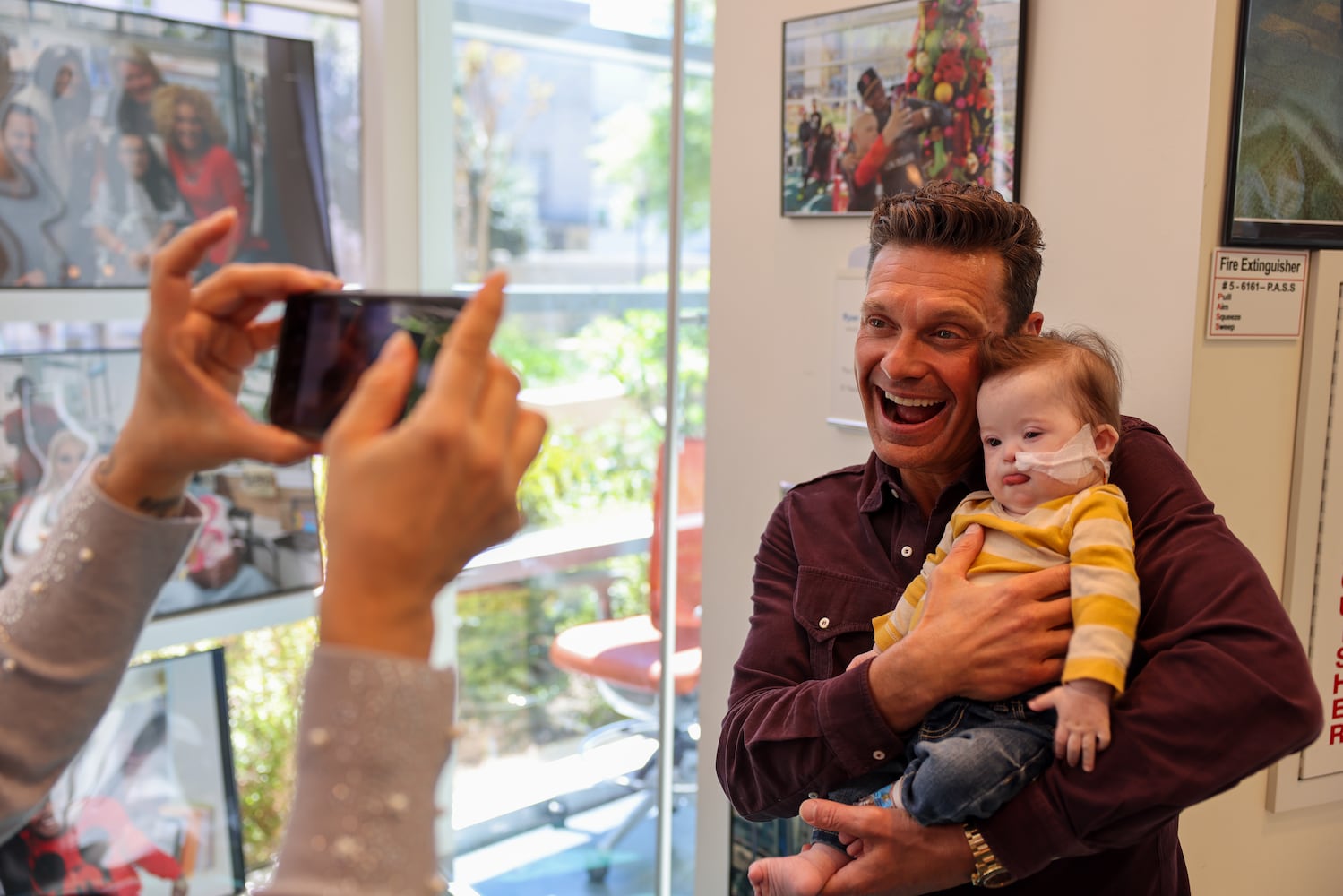 ‘No shortage of smiles’ as Ryan Seacrest surprises local children’s hospital