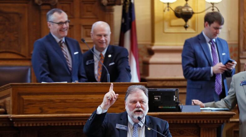 Senate Rules Chairman Jeff Mullis, R-Chickamauga. BOB ANDRES /BANDRES@AJC.COM