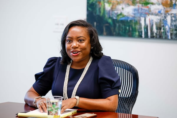 Atlanta litigator Kimberly Sheridan says her three years in-house at DoorDash has made her a better outside counsel to a range of companies. (Miguel Martinez/AJC)