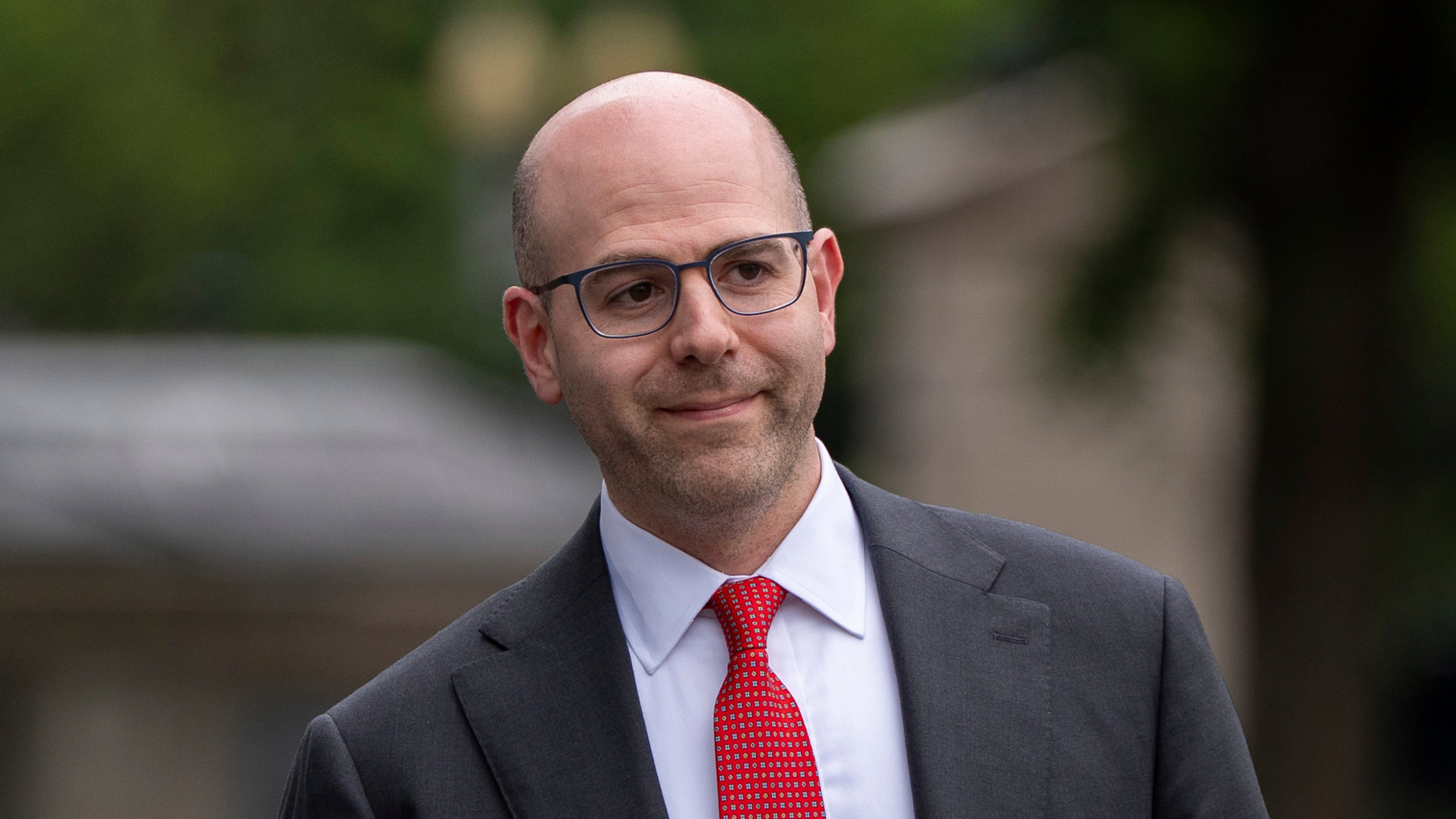 FILE - Stephen Miran, chairman of the Council of Economic Advisors, walks at the White House, June 17, 2025, in Washington. (AP Photo/Alex Brandon, File)